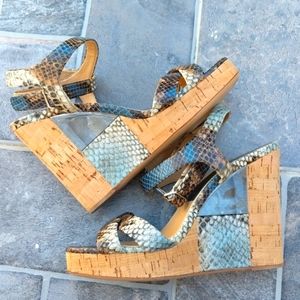 SALVATORE FERRAGAMO WOMEN'S WEDGES SANDALS